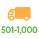 501 - 1,000 Vehicles